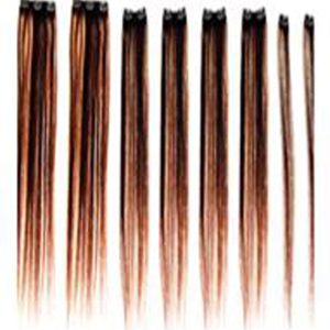 PERFECT PIECES 14" Straight Synthetic Hair Clip-On Extensions