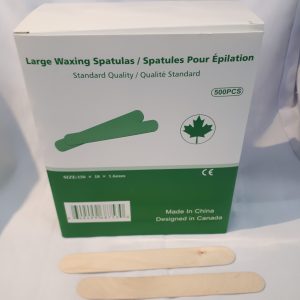 WAXING WOOD APPLICATORS PROFESSIONAL APPLICATORS – LARGE Box of 500 or Case of 10 Pks