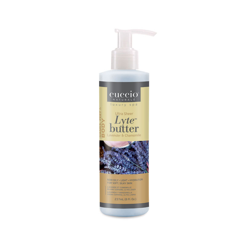Cuccio Ultra Sheer Body Butter Lyte Lavender & Chamomile