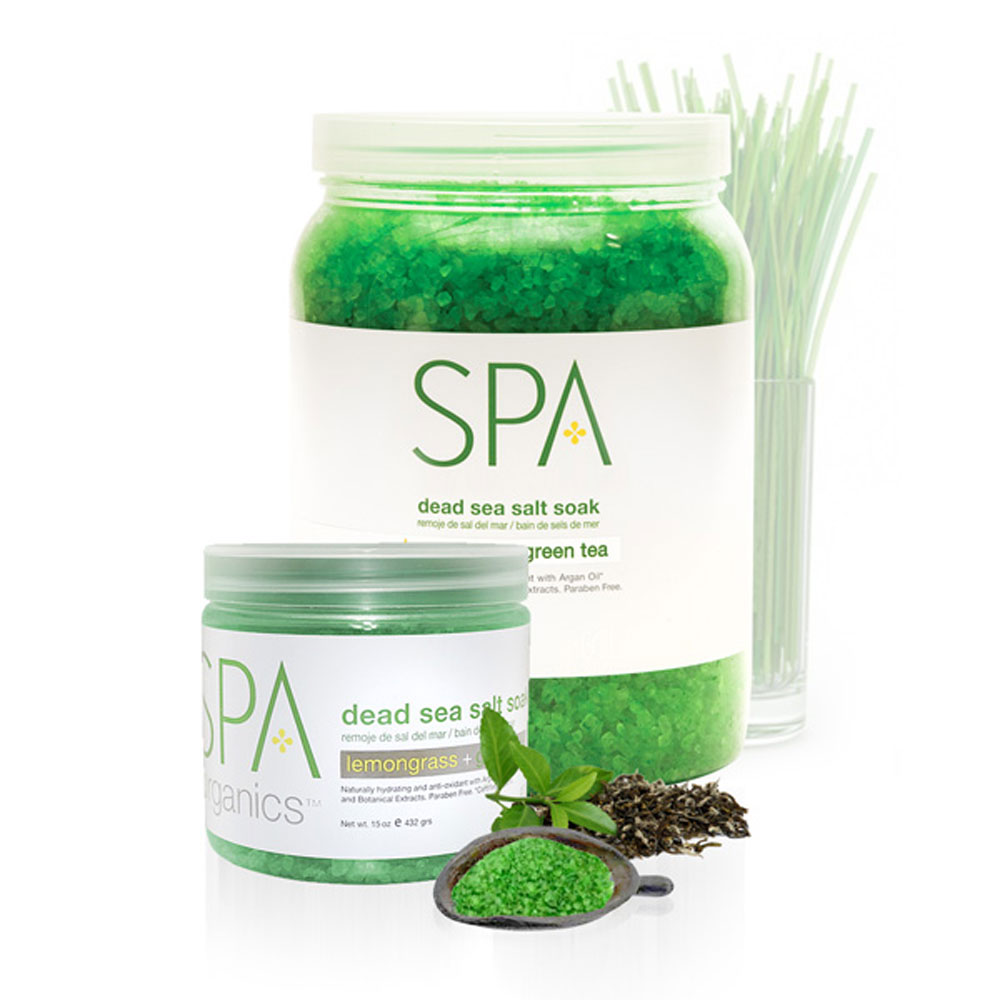BCL-SPA STEP 1 : LEMONGRASS & GREEN TEA DEAD SEA SALT SOAK