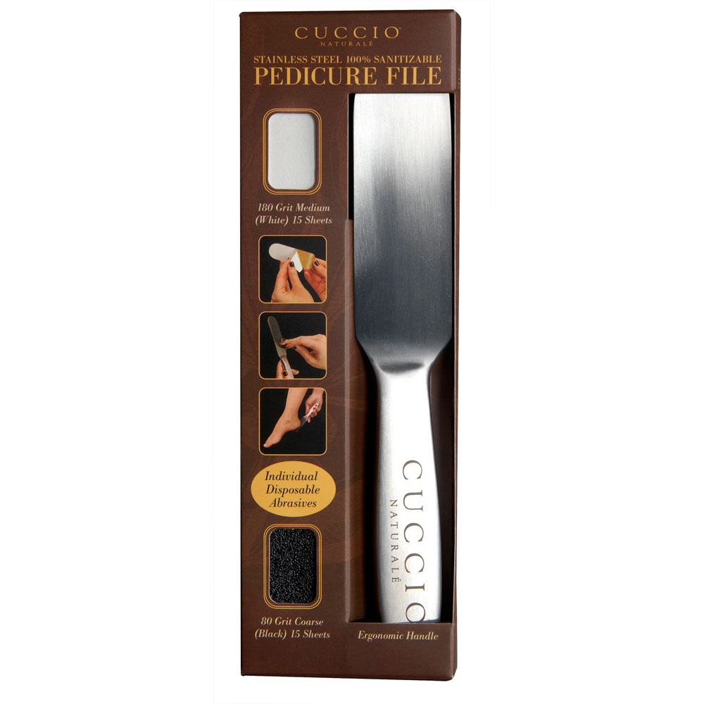 CUCCIO Stainless Steel Pedicure File Kit