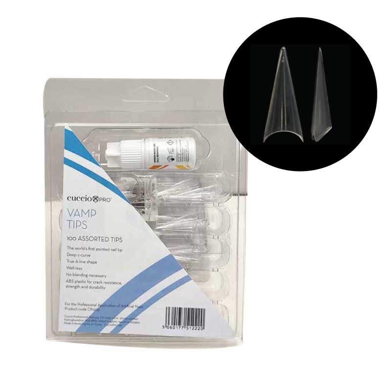 CUCCIO Vamp Nail Tips Assorted Packs