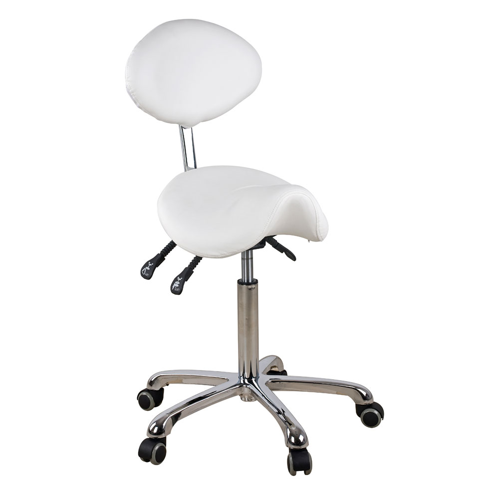 FE-1025 Saddle Stool with Three Lock in Motions