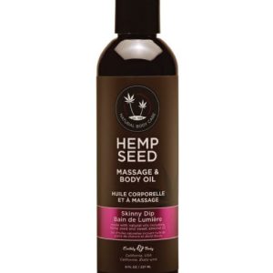 EARTHLY BODY Massage & Body Oil 8 oz - Skinny Dip