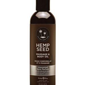 EARTHLY BODY Massage & Body Oil 8 oz - Unscented