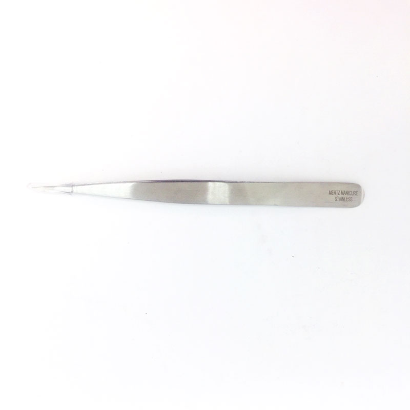 MERTZ Minq Tweezers, Pointed Tips  Stainless /steel