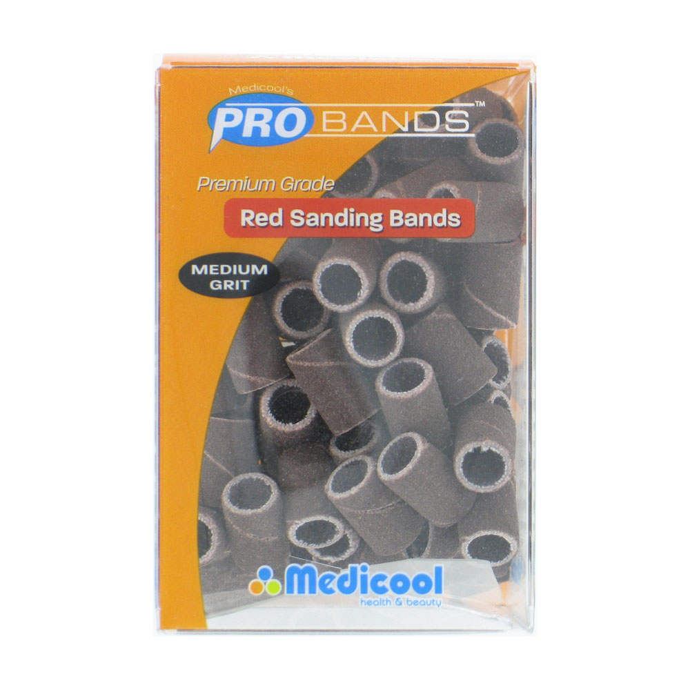 MEDICOOL’S RED EMERY SANDING BITS 240 Grit (Fine)
