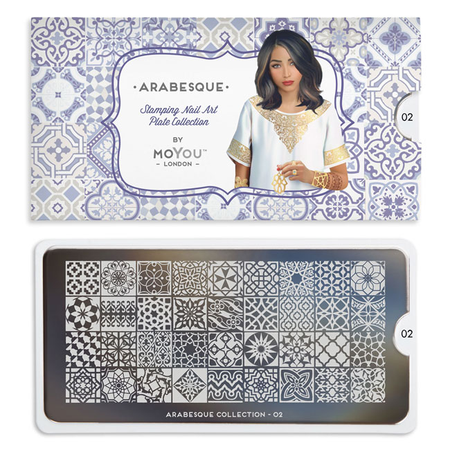 MOYOU Arabesque 02 - Stamping Nail Art Plate