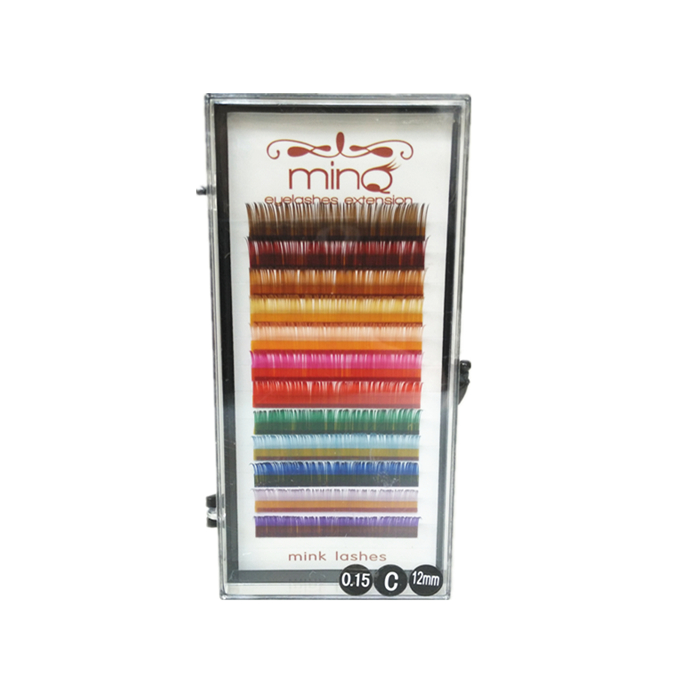 MINQ Lashes C Curl (Rainbow Color)