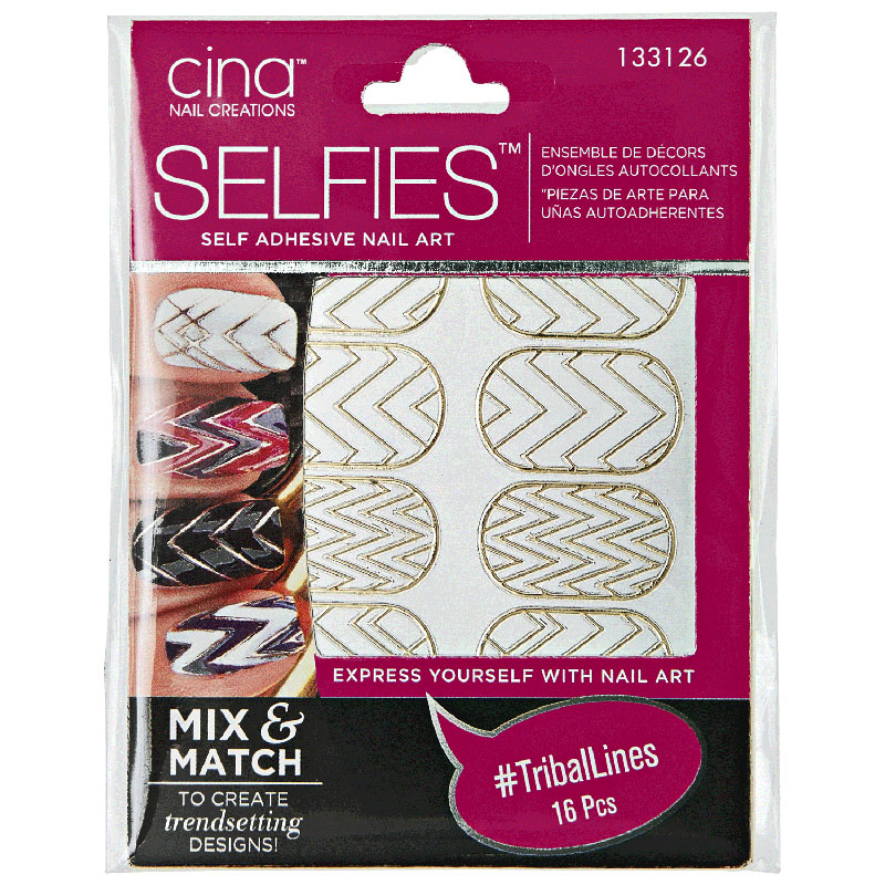 Cina Selfies  Self Adhesive Nail Art  no.133126