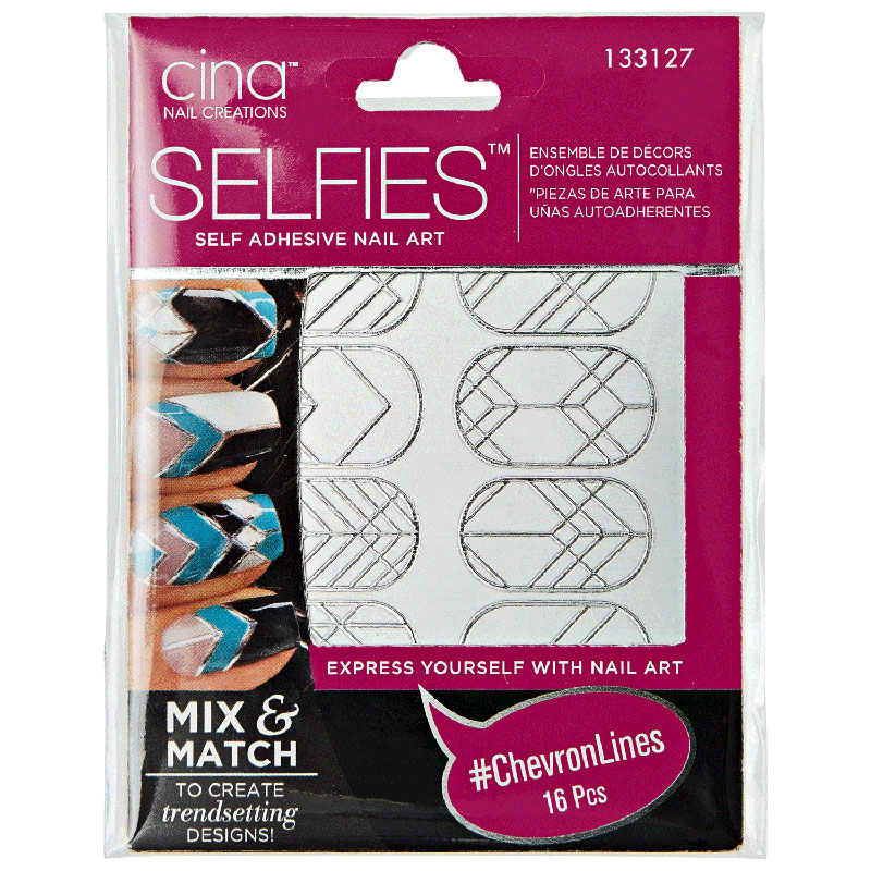 Cina Selfies  Self Adhesive Nail Art  no.133127