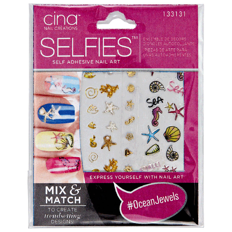Cina Selfies  Self Adhesive Nail Art  no.133131