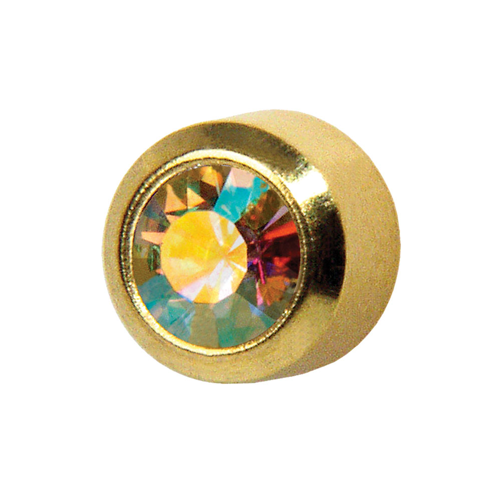 Studex Rainbow Crystal in Bezel Setting - Regular Adapter 3 mm R215Y