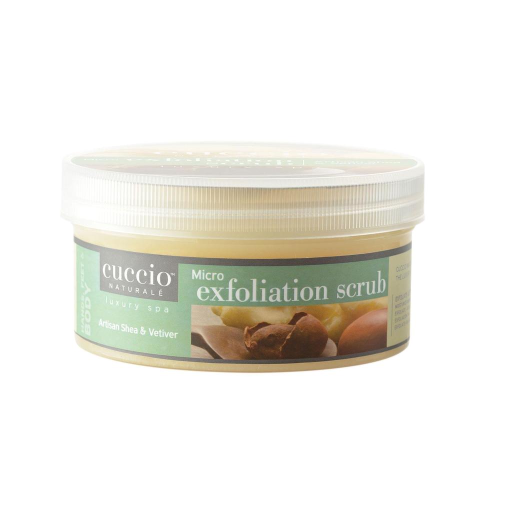 Cuccio Micro Exfoliation Scrub with Artisan Shea and Vetiver, 16oz