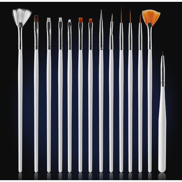 Nail Art Brush Set 15 pk