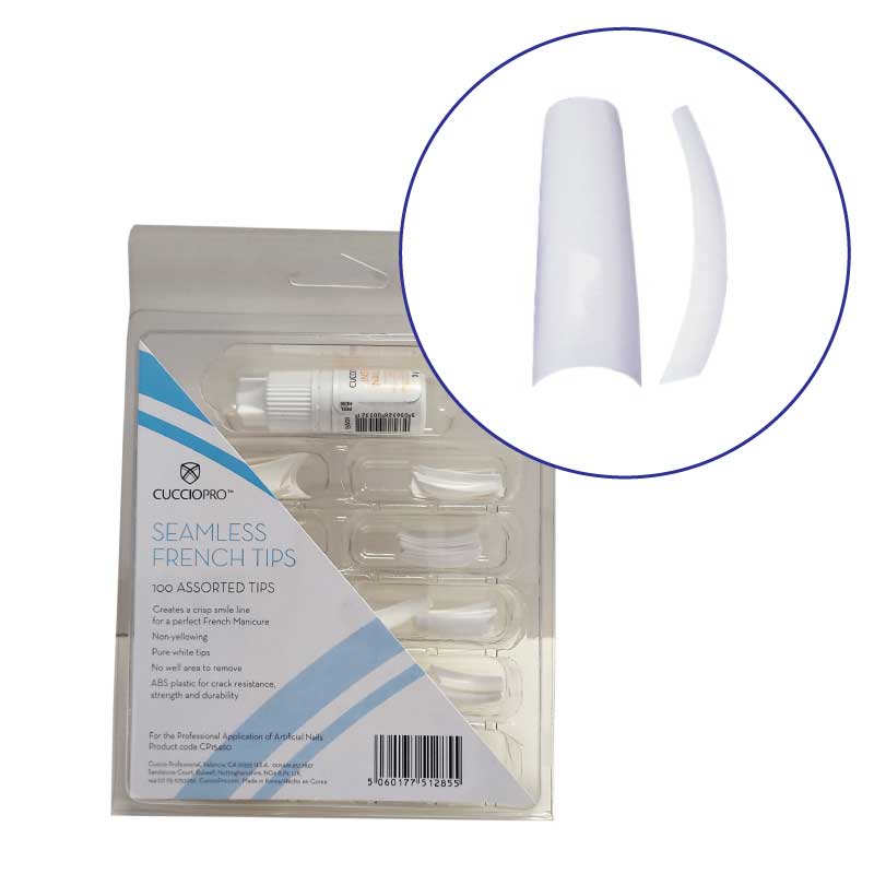 CUCCIO  Seamless French Tips - Assorted Pack