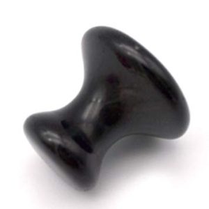 Obsidian Jade Gua Sha (Mushroom) Scraping Tool
