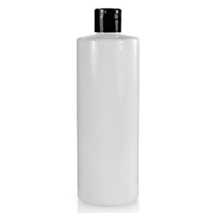 Empty Lotion Bottle White with Flip Top Cap 8oz (250ml)