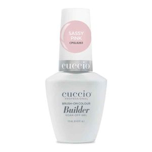 Cuccio Pro  Brush on Colour Builder Gel with Calcium LED/UV-Sassy Pink