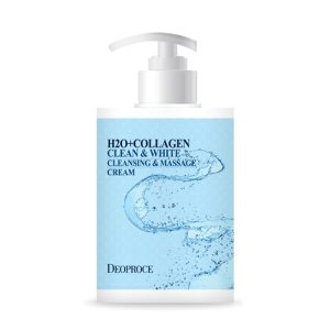 Deoproce H2O+Collagen Cleansing & Massage Cream 430 ml