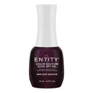 Entity One Color Couture Soak Off Gel - MINI SKIRT MAROON