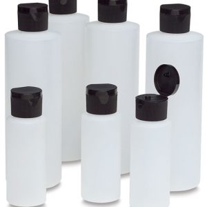 Empty Bottle 16oz (500ml) with Black Flip Cap (Matte)