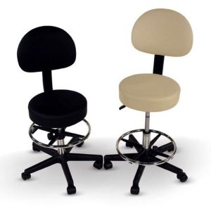FE-007 Beauty Stool with Backrest