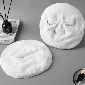Terry Face Towel Mask w/ Hole 2 per pack