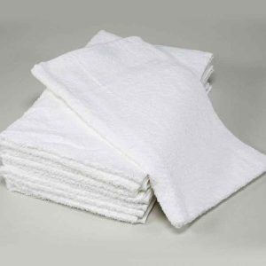 Towels Terry Cotton All Purpose White 16" X 27" 3.25lbs Pkg of 12