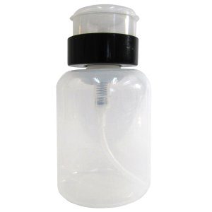 Menda Bottle 8oz (250ml) with Locking Pump (Black Lid)