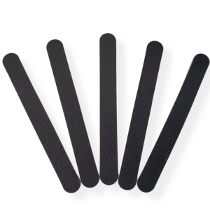 Disposable Black Mini Nail File 100/180 Grit Pk 50