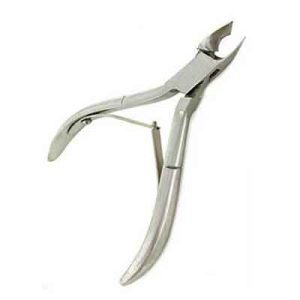 PROF N01 -5" Double Spring Cuticle Nipper , LONG HANDLE Stainless Steel