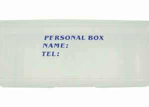 Personal Utility Box for Implements and Nail Files