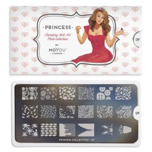 MOYOU Princess 09 - Stamping Nail Art Plate