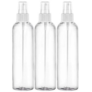Empty Bottle 8oz (250ml) with Spray ( Slim - Tall) - Clear Bottle