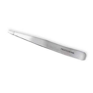 PROF T01 - Eyebrow Tweezer Straight Flat Tip