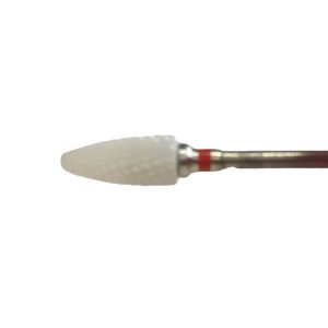 Nail Drill Bit Ceramic White 3/32'' fine