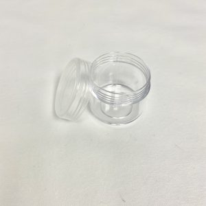 Cream Jar Clear with Clear Lid 20g