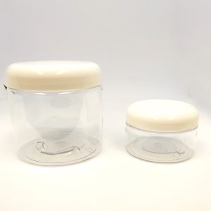 Cream Jar (500ml) with White Lid.