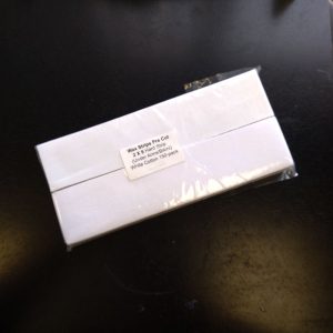 Pre-Cut Hard Cotton Bleached 2"x9" 150 strips, ( Under Arms / Bikini)