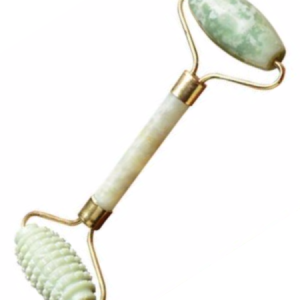 Jade Stone Two-Sided 100% Saitama Massage Roller - Smooth and Textured